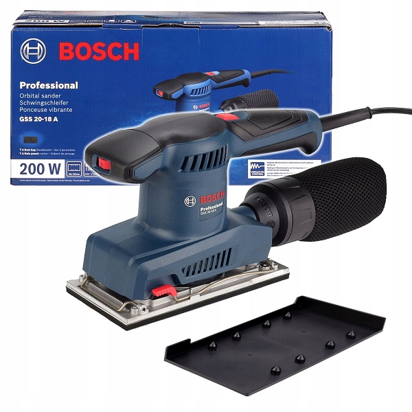 Електрически виброшлайф Bosch GSS 20-18 A, 230 V, 200 W, 90 x 183 мм